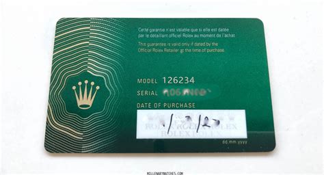 rolex warranty cards|rolex new style warranty card.